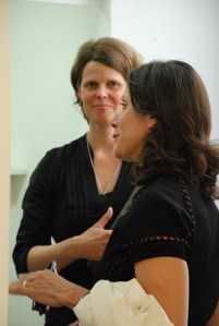 Susann Körner_Venetia Kapernekas at Opening Esther Donatz Gallery_June 27 2014