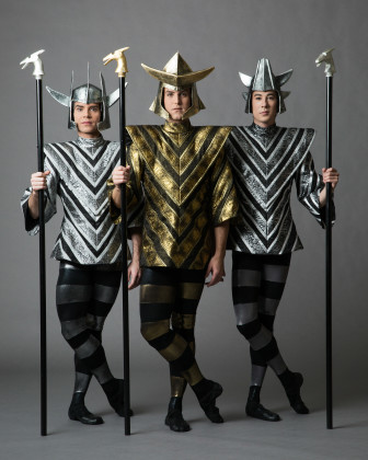 Gonzalo Garcia, Jared Angle, and Daniel Applebaum The Most Incredible Thing, costumes New York City Ballet Photographer: Erin Baiano 646.228.5917